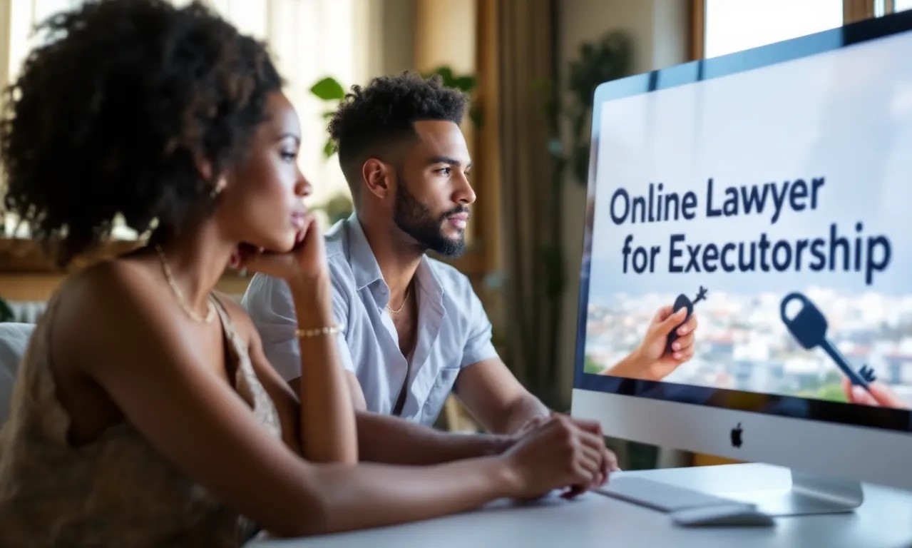 Finding Online Lawyer for Executorship on computer