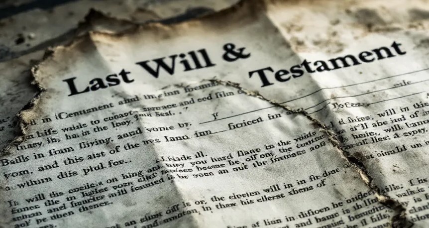 Weathered last will and testament