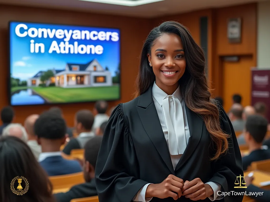 Conveyancers in Athlone presentation by property lawyer with CapeTownLawyer at the bottom