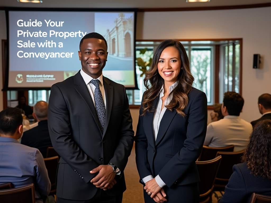 Presenters on guiding your private property sale with a conveyancer